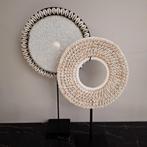 Set wit beige schelpenkettingen ornamenten bali stijl, Ophalen, Nieuw, X, X