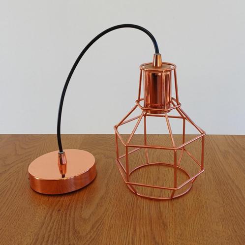 Hanglamp metaaldraad, Huis en Inrichting, Lampen | Hanglampen, Zo goed als nieuw, Minder dan 50 cm, Metaal, Ophalen of Verzenden