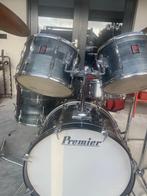 Goed onderhouden premier drumstel compleet met koffers, Ophalen, Gebruikt, Premier