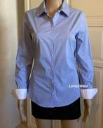 Overhemdblouse Zara Basic lichtblauw, Maat 38/40 (M), Blauw, Zara, Nieuw