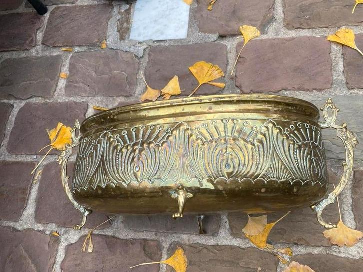 Antieke Plantenbak - Brons/Koper, Antiek en Kunst, Antiek | Koper en Brons, Brons, Ophalen of Verzenden
