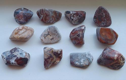 Getrommelde Mexican Lace Agaat (ook per stuk!), Verzamelen, Mineralen en Fossielen, Mineraal, Ophalen of Verzenden