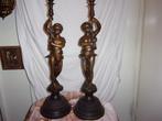 bronzen engelen kandelaars, Ophalen, Koper of Brons