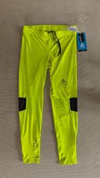 Nieuwe Odlo lange hardlooptight Zeroweight , maat XL, Geel, Ophalen of Verzenden, Odlo, Hardlopen of Fietsen
