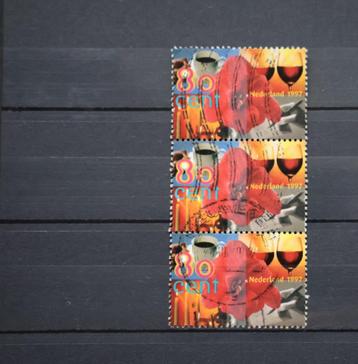 Nederland NVPH 1720A Gestempeld - Blok van 3 beschikbaar voor biedingen