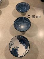 Gusta Servies - Blauw Wit Gestreept, bloem, Ophalen of Verzenden, Zo goed als nieuw, Bord(en), Overige stijlen