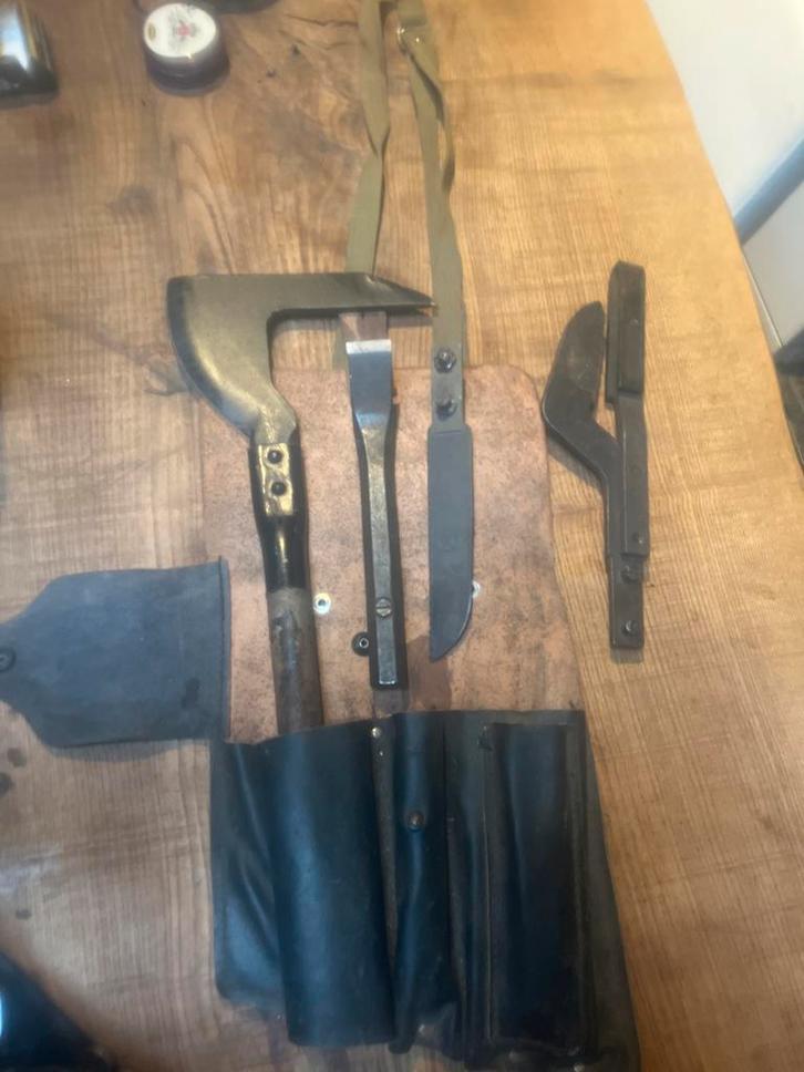 WOII Vliegeniers Bijl Set, Antiek en Kunst, Antiek | Gereedschap en Instrumenten, Ophalen of Verzenden