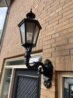 100 % gietijzeren wandlantaarn groot, Tuin en Terras, Buitenverlichting, Ophalen, Gebruikt, Wandlamp, Waterbestendig