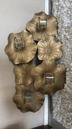 Gouden bloemen. Kaarsjes houders of voor plantjes., Ophalen of Verzenden, Nieuw