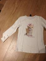 Nieuw longsleeve poes/kat roomwit mt 164 (bx 1), Nieuw, Meisje, Ophalen of Verzenden, Broek