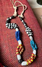 Prachtige kralen ketting van oud glas, Sieraden, Tassen en Uiterlijk, Antieke sieraden, Ophalen of Verzenden, Overige materialen
