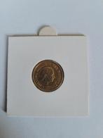 25 Cent 1950 - Verguld, Koningin Juliana, 25 cent, Losse munt, Goud