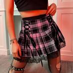 Gothic / Punk rok retro ruitenpatroon met hoge taille, Maat 38/40 (M), Overige kleuren, Nieuw, Ophalen of Verzenden