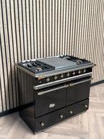 Luxe Lacanche Zwart 100cm Gas Dubbele Oven + Coup de Feu, Ophalen of Verzenden