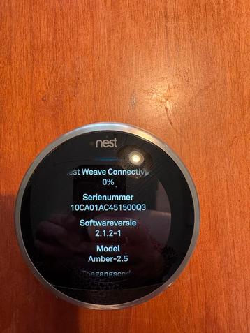 Nest Thermostaat V3 + Heatlink - Zo Goed Als Nieuw beschikbaar voor biedingen