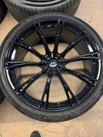 22 INCH ORIGINELE ABT VELGEN + ZOMERBANDEN AUDI RS6 RSQ8, Auto-onderdelen, Banden en Velgen, Gebruikt, 285 mm, Banden en Velgen