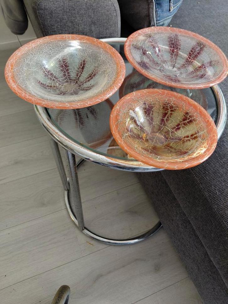 WMF Ikora Schalen Set - 3 Maten, Antiek en Kunst, Antiek | Glas en Kristal, Ophalen of Verzenden