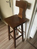 houten barkruk, Ophalen, Gebruikt, 60 tot 90 cm, 1 kruk