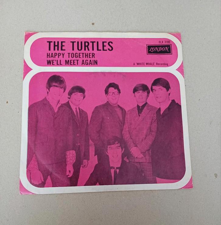 The Turtles - Happy Together, Cd's en Dvd's, Vinyl Singles, Gebruikt, Single, Pop, 7 inch, Ophalen of Verzenden