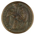 Ruth Brouwer - Penning, 1969 : Desiderius Erasmus, Postzegels en Munten, Penningen en Medailles, Verzenden, Brons, Nederland