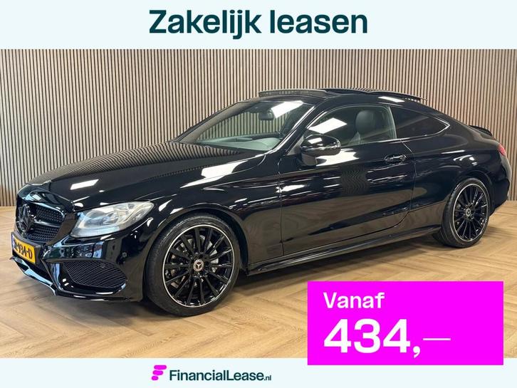 Mercedes-Benz C-klasse Coupé 180 Premium Plus Night edition, Auto's, Mercedes-Benz, Bedrijf, Lease, Financial lease, C-Klasse