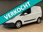 Ford Transit Courier 1.0 Trend AIRCO SCHUIFDEUR BENZINE GRIJ, Auto's, Bestelauto's, Gebruikt, Euro 6, Met garantie (alle), Wit