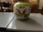 Vintage Chinese Vaas met Draken en Phoenix, Ophalen of Verzenden