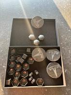 Naafdoppen set Tesla Mat Zwart, Ophalen of Verzenden, Nieuw