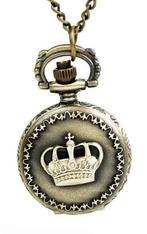 klein zakhorloge model kroontje in bronskleur, Ophalen of Verzenden, Nieuw