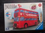 Nieuw Ravensburger puzzel 216 stukjes 3D London Bus, Ophalen of Verzenden, Minder dan 500 stukjes, Nieuw, Rubik's of 3D-puzzel