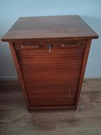 Antieke kastjes met roldeuren en slot, Huis en Inrichting, Ophalen, Minder dan 50 cm, Gebruikt, Eikenhout
