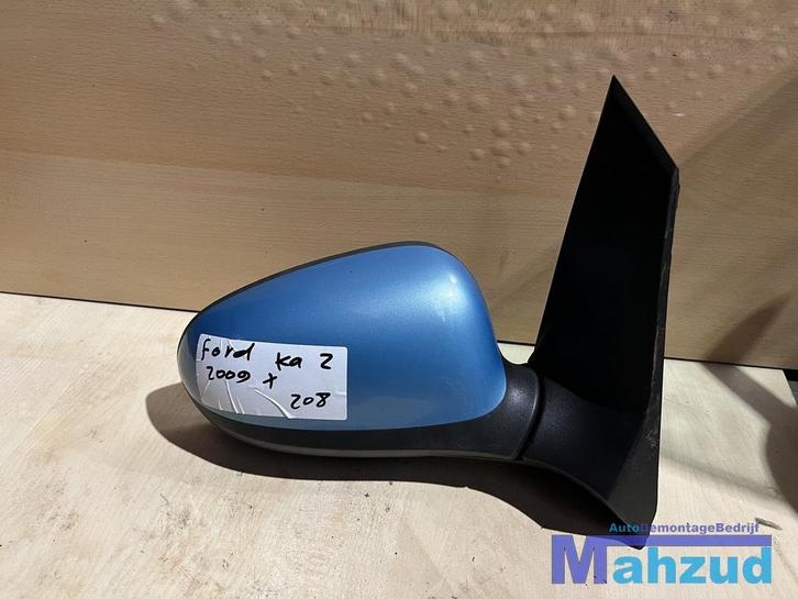 FORD KA 2 rechts blauw spiegel buitenspiegel 2008-2016, Auto-onderdelen, Spiegels, Ford, Gebruikt, Ophalen of Verzenden