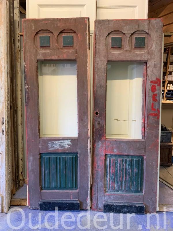 nr. set756 set oude grenen deuren, Doe-het-zelf en Verbouw, Deuren en Horren