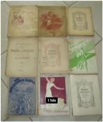 9 Oude Partituur Boeken / Bladmuziek, Muziek en Instrumenten, Bladmuziek, Ophalen of Verzenden, Gebruikt, Klassiek