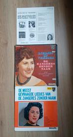 Dubbellp + lp Zangeres zonder Naam, Cd's en Dvd's, Vinyl | Nederlandstalig, Ophalen, Gebruikt, 12 inch, Levenslied of Smartlap