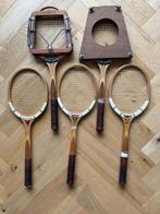 Vintage tennis rackets, Sport en Fitness, Tennis, Racket, Gebruikt, Dunlop, Ophalen