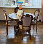 Antieke Eetkamer & Zitkamer Set Barok, Ophalen, Gebruikt, Minder dan 4 stoelen