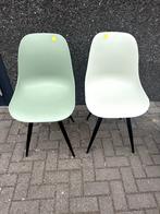 2 leuke groene kunststof stoelen van merk Label51 (Monza), Ophalen, Kunststof, Twee, Overige kleuren
