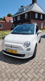 Fiat 500 0.9 85pk Twinair Turbo 2012 Wit, Auto's, Voorwielaandrijving, Zwart, Leder en Stof, Origineel Nederlands