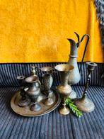 Vintage Messing Decoratie Set uit India, Ophalen of Verzenden