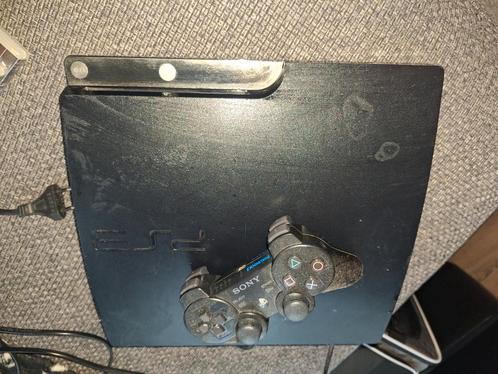 PS3 met controller en spellen, Spelcomputers en Games, Spelcomputers | Sony PlayStation 3, Gebruikt, Phat, Met 1 controller, Met games