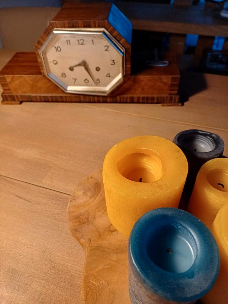 Art deco klok/A'dam school, Antiek en Kunst, Antiek | Klokken, Ophalen of Verzenden