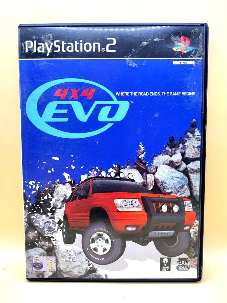 4x4 Evo - PS2, Spelcomputers en Games, Games | Sony PlayStation 2, Zo goed als nieuw, Avontuur en Actie, 1 speler, Vanaf 3 jaar