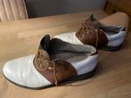 Golfschoenen Adidas maat 44 - Bruin/Wit, Kleding | Dames, Schoenen, Ophalen of Verzenden, Gedragen, Bruin, Sportschoenen