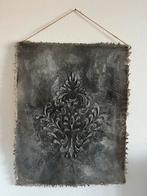 Kalkdoek ornament 78x61 stoer en sober landelijk brocante, Ophalen, Zo goed als nieuw