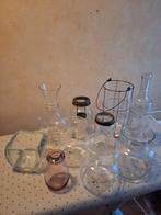 Glazen vaasjes, Huis en Inrichting, Woonaccessoires | Vazen, Overige kleuren, Ophalen of Verzenden, Minder dan 50 cm, Glas