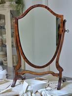 Elegante antieke Engelse kapspiegel kantelbaar mahoniehout, Antiek en Kunst, Antiek | Spiegels, Ophalen of Verzenden, Minder dan 50 cm