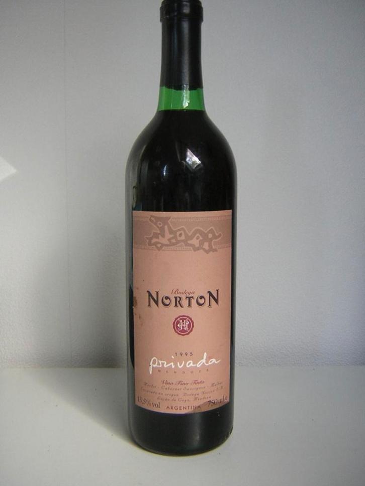 wijnen 1995 Bodega Norton Vinho Tinto Privada 30 Jaar Oud.., Verzamelen, Wijnen, Nieuw, Rode wijn, Frankrijk, Vol, Ophalen of Verzenden