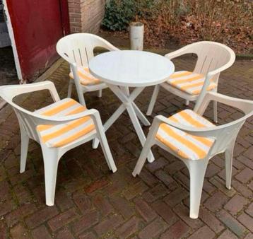 Stoel tuinset kwaliteit tuinstoelen met inklapbare tafel beschikbaar voor biedingen