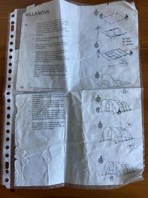 Bardani villanova 400, Caravans en Kamperen, Tenten, tot en met 5, Gebruikt, Ophalen